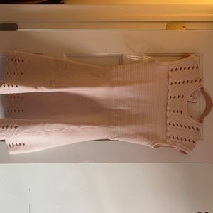 Ted Baker zip up baby pink dress NWWT